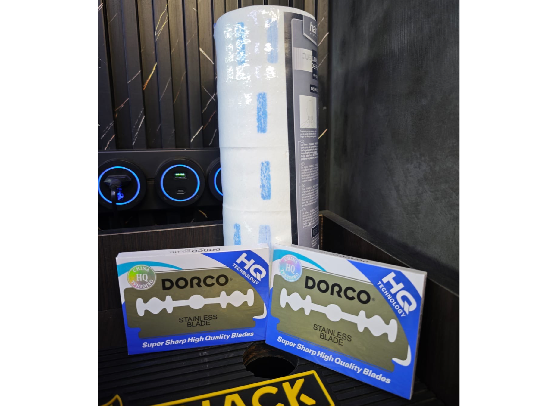 2 filos dorco más papel de cuello