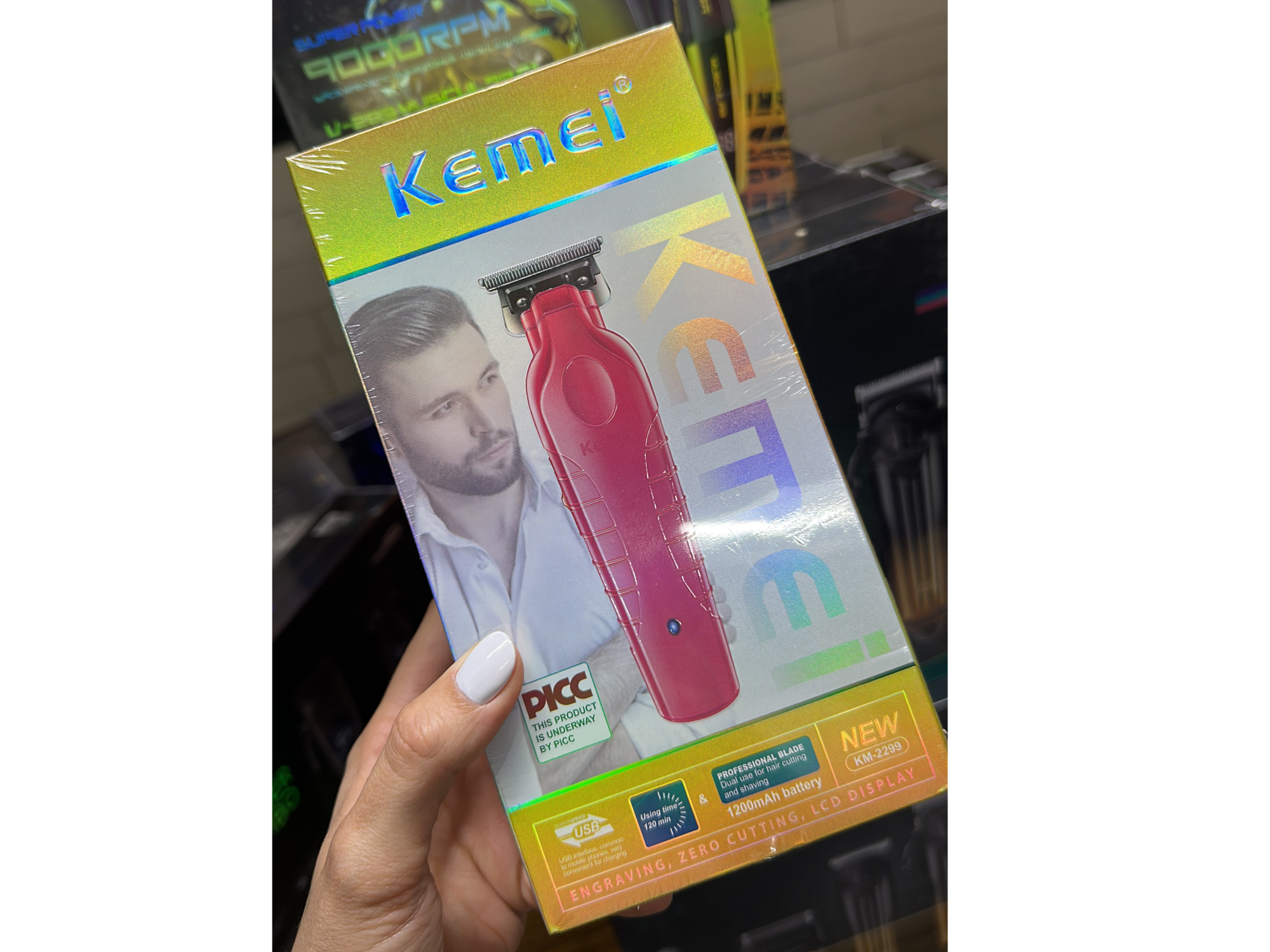 KEMEI 2299 ROSADA FUCCIA