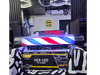 Panel luces led y polo barbero