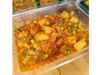 Guisado de ternera, vegetales y arvejas