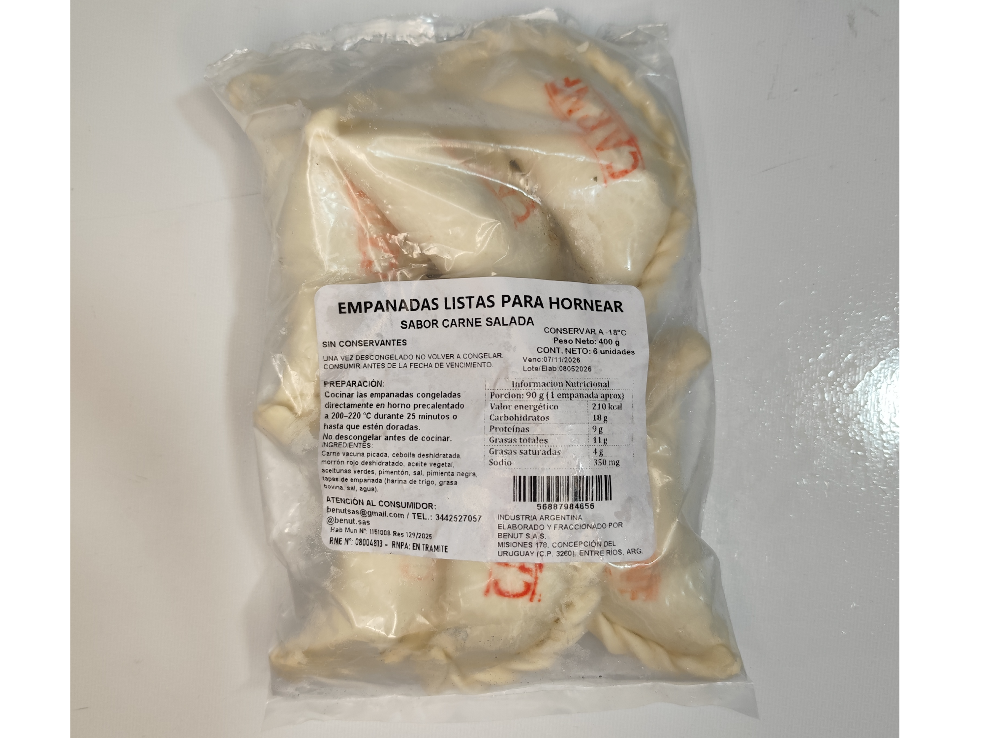 Empanadas de carne - Benut