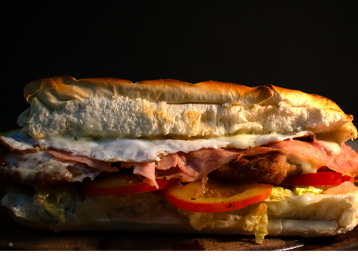 Sanguche de Milanesa carne de DonBaron