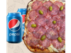 1 Pizza Calabresa + 2 Latas Pepsi