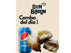4 Empanadas a eleccion + Lata Pepsi