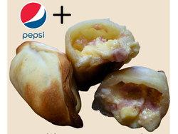 1 Docena empanadas jamon y queso + Pepsi 2LT