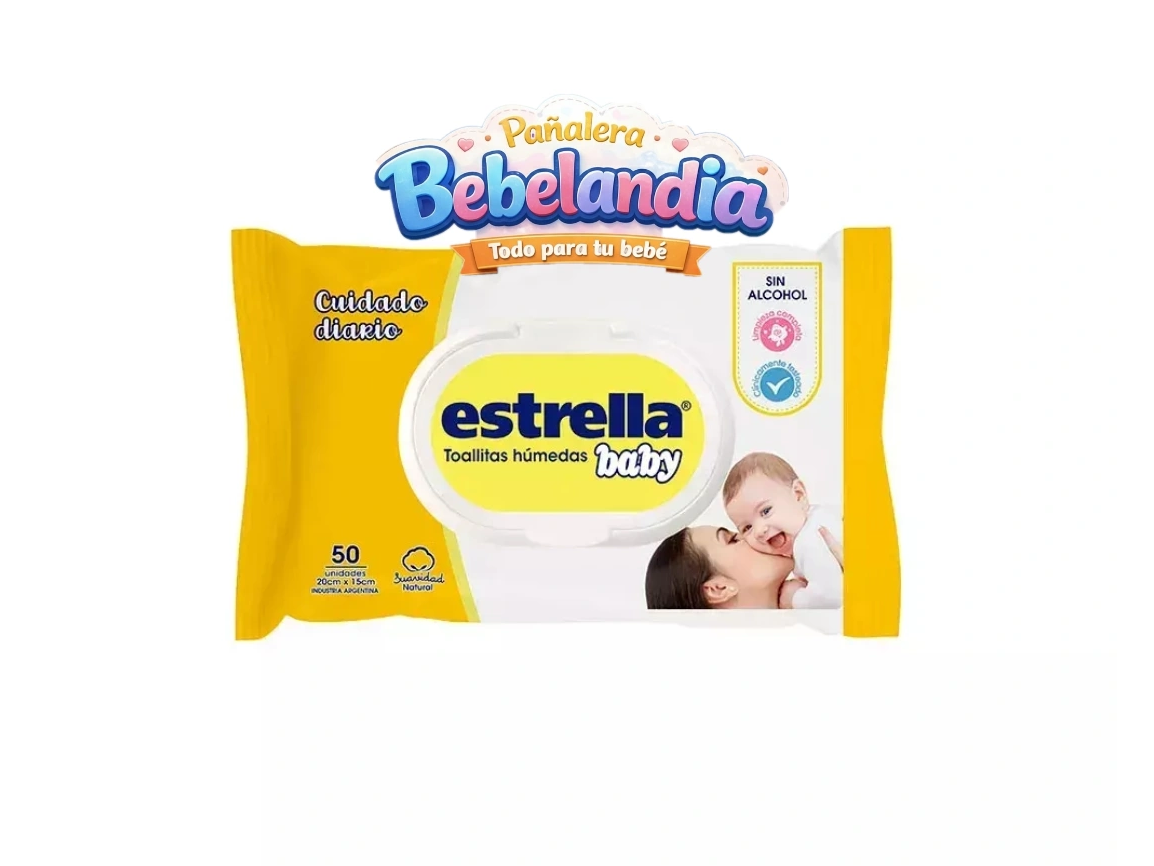 Toallitas húmedas estrella