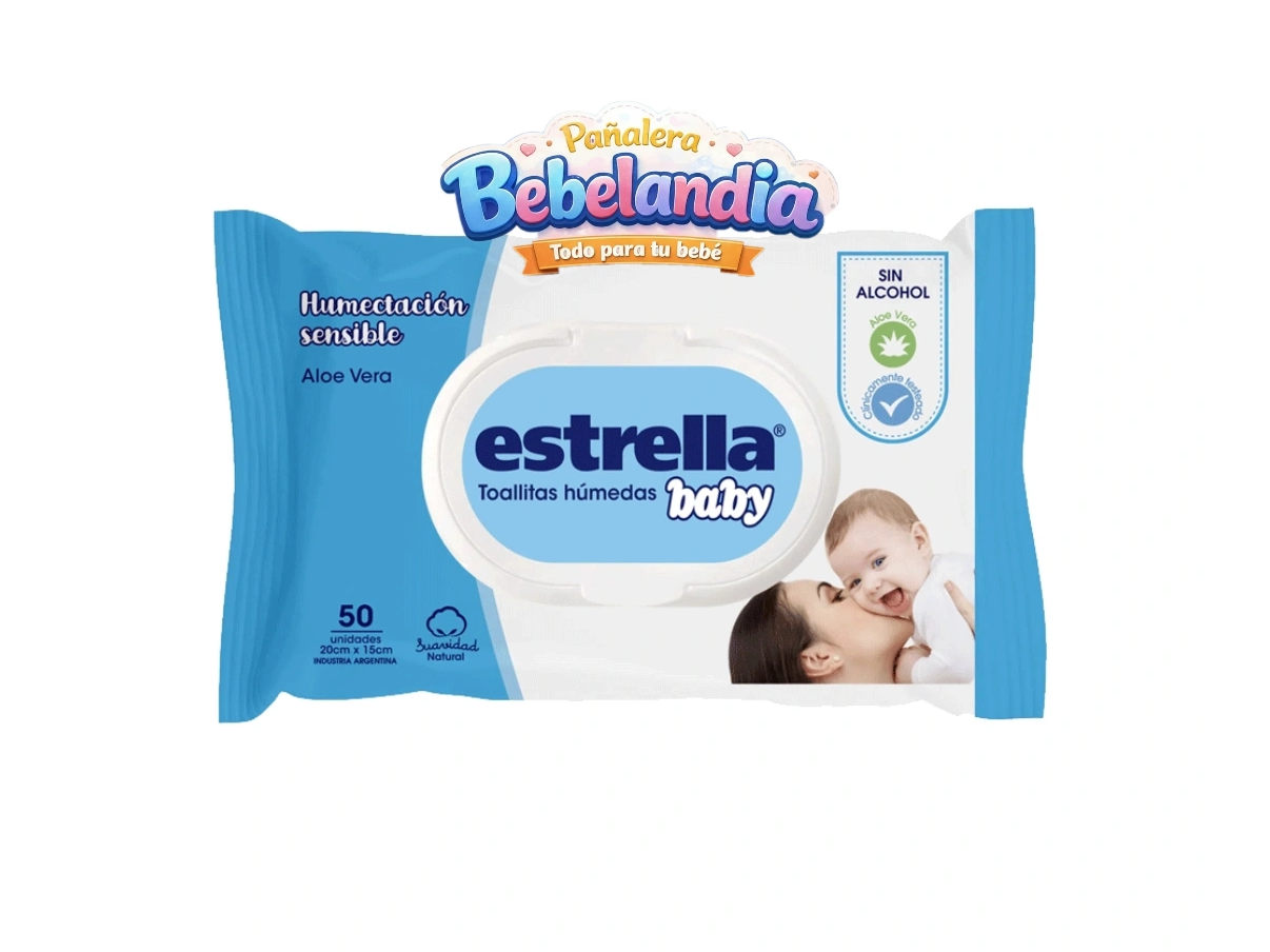 Toallitas húmedas estrella
