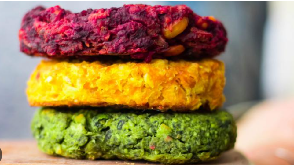 HAMBURGUESAS  de Legumbres y vegetales (sin TACC)