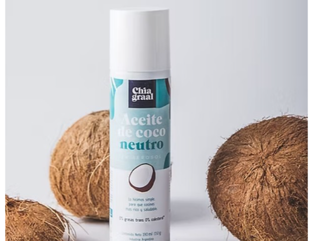 ACEITE DE COCO EN SPRAY CHIA GRAAL