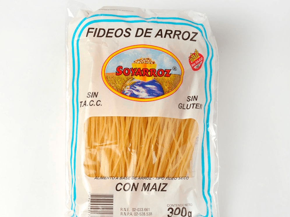 FIDEOS DE ARROZ CON fecula de MAIZ 🌽