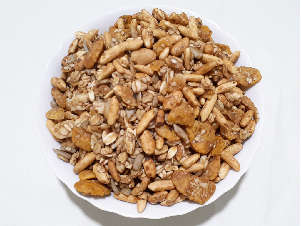 GRANOLA CON PASTA DE MANÍ