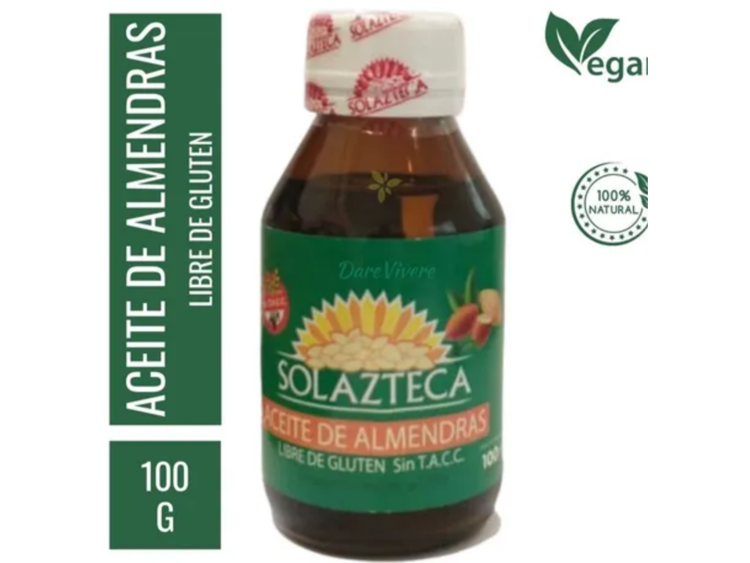 ACEITE PURO DE ALMENDRAS x 100 cm3