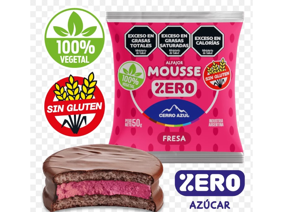 ALFAJOR CERRO AZUL DE FRESA 🍓
