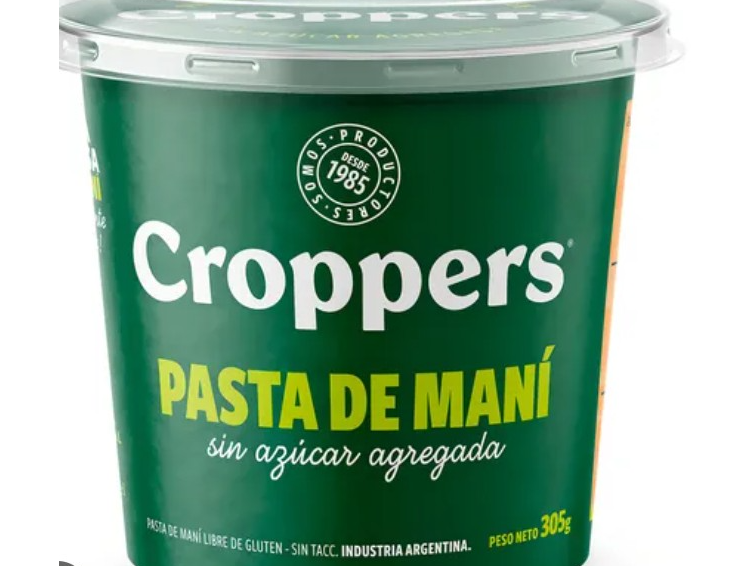 PASTA DE MANI CROPPERS x 420 gr