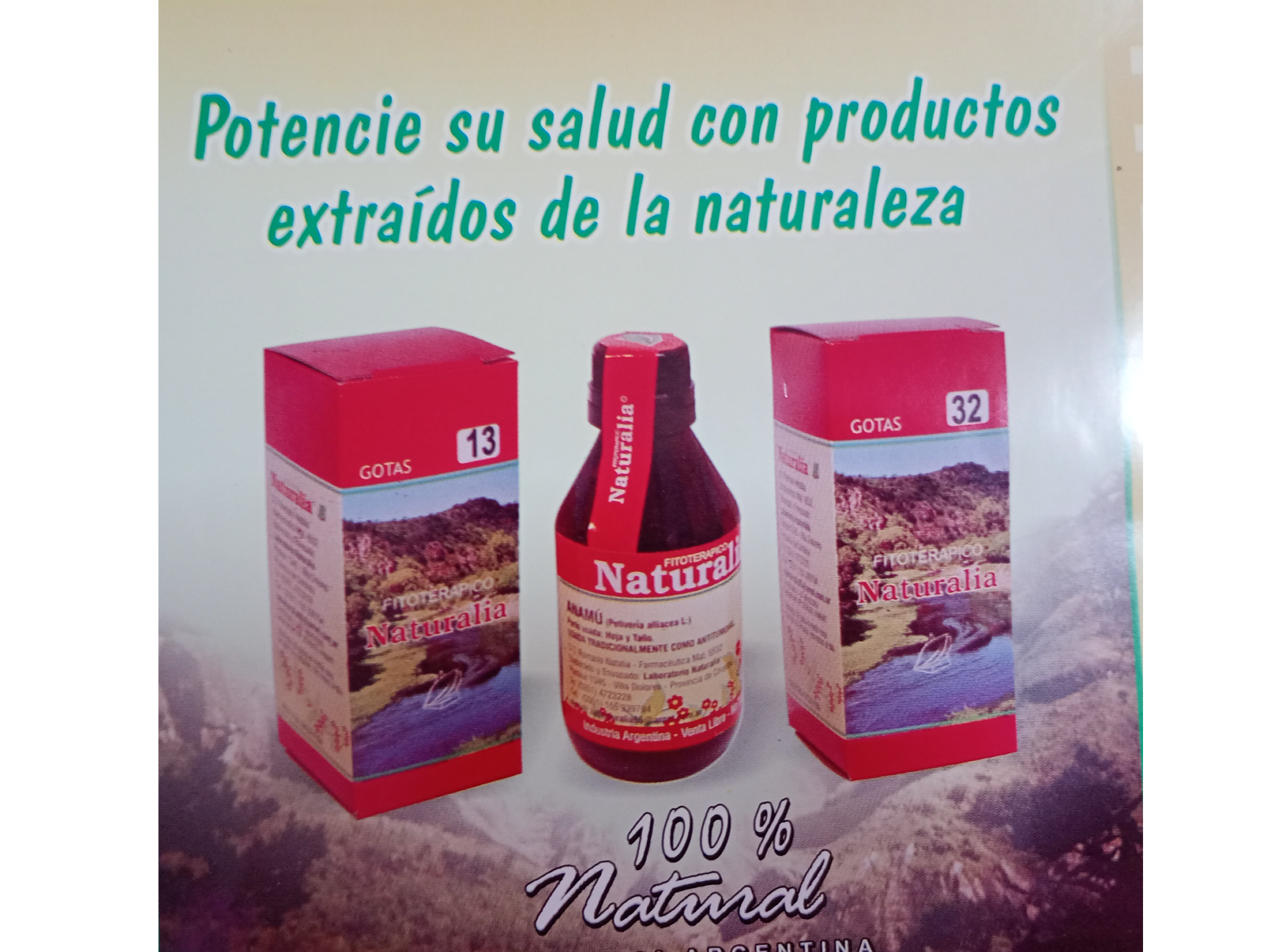 LINEA DE GOTAS  NATURALIA