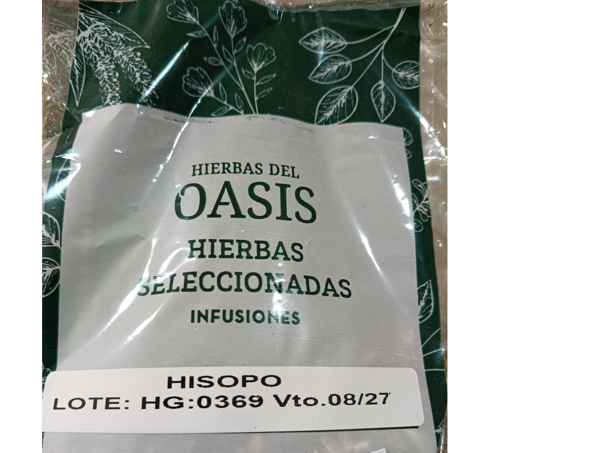 HISOPO BOLSA DE 25 GR.