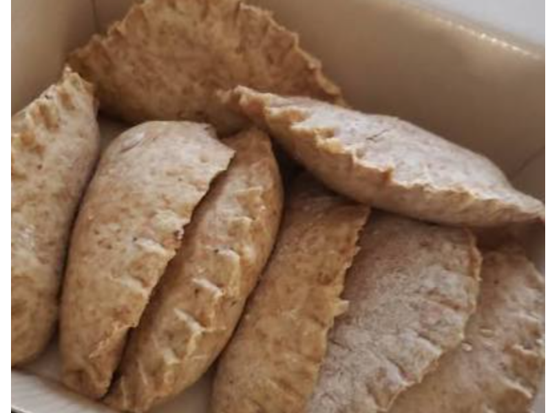 EMPANADAS DE MASA INTEGRAL X 6 UNIDADES
