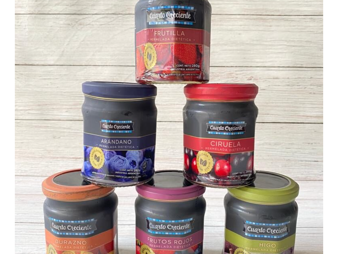 MERMELADA CUARTO CRECIENTE C/STEVIA (arándano)