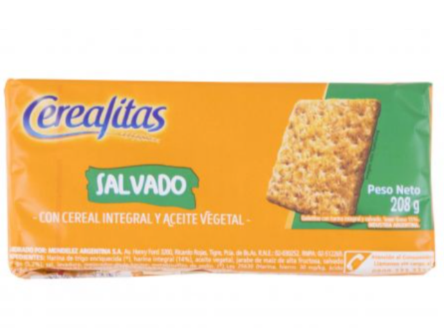 CEREALITAS de salvado x 208 gramos