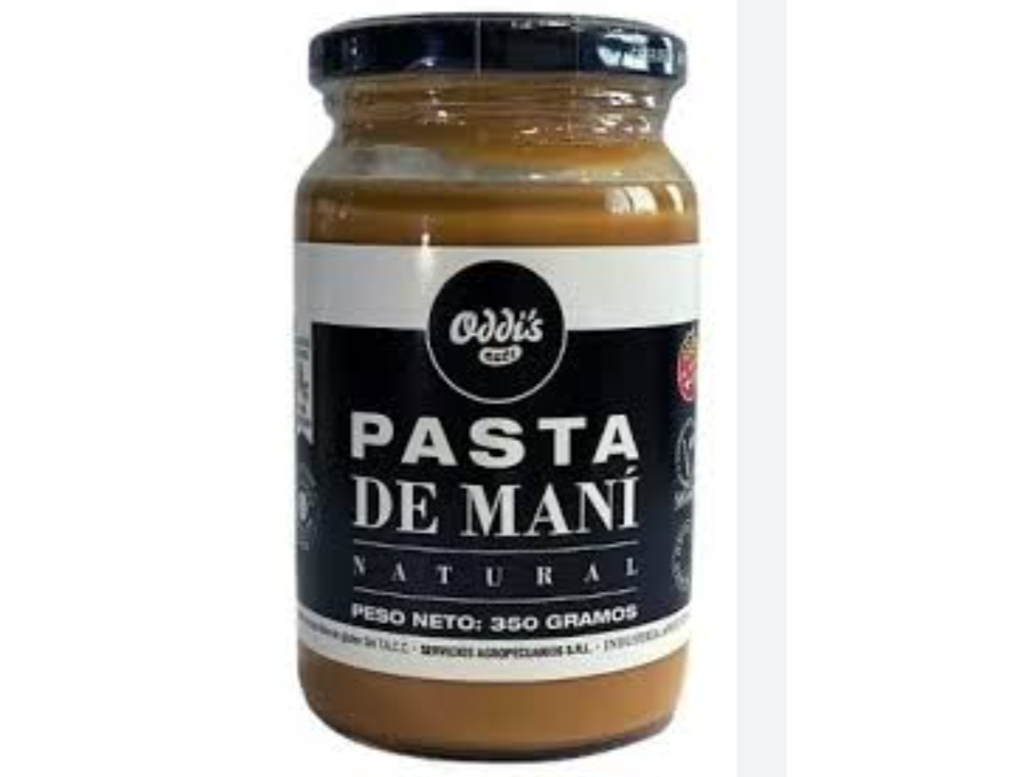 PASTA DE MANÍ NATURAL ODDIS