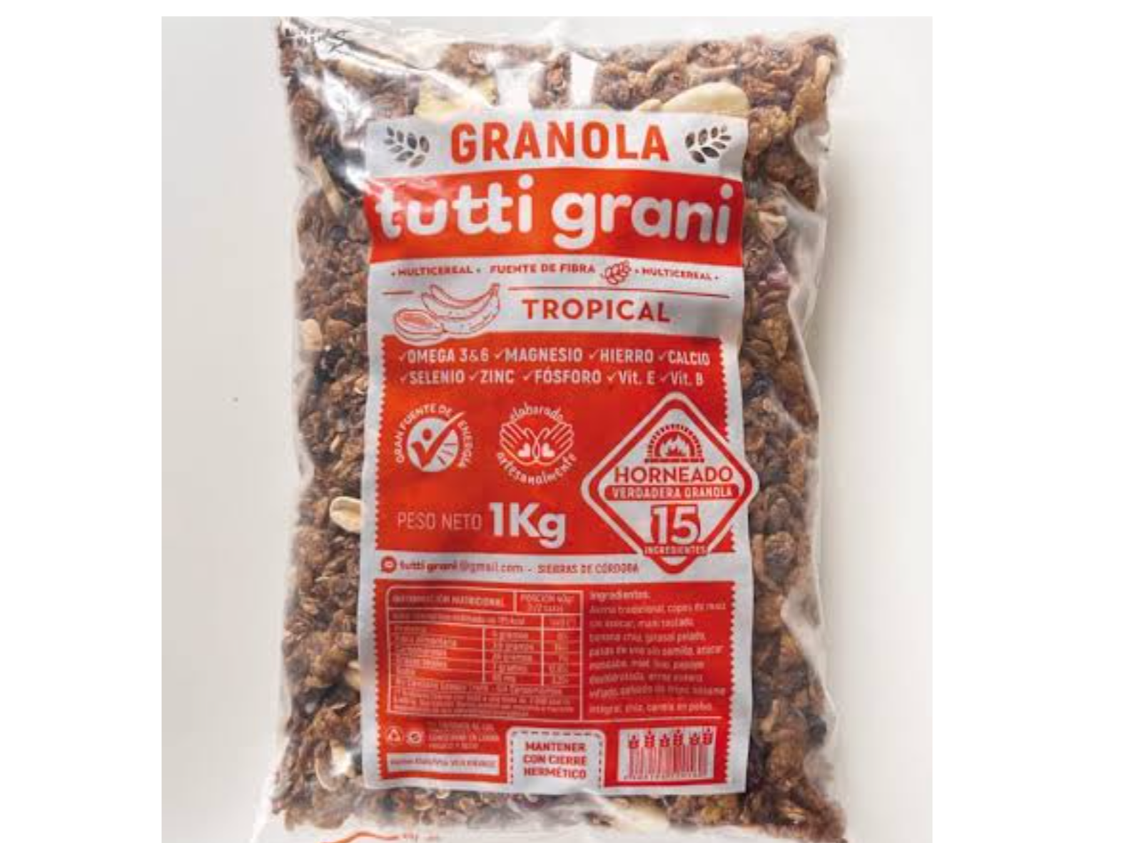 GRANOLA TROPICAL TUTTI GRANI 🥭