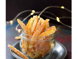 Cáscara de NARANJA GLASEADA artesanal (orgánica)