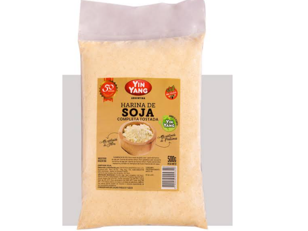 HARINA DE SOJA X 500 GR