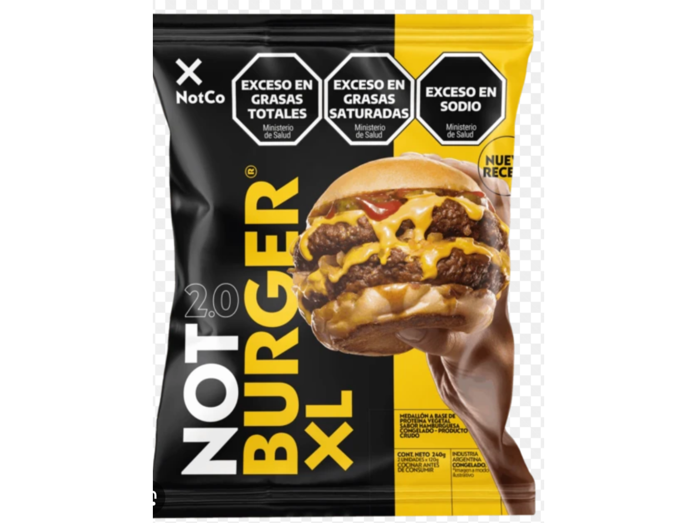NOTMEAT BURGER X 80 GR X 2 UNIDADES