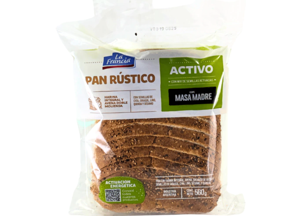 PAN RÚSTICO DE MASA MADRE LA FRANCIA X 560 GR