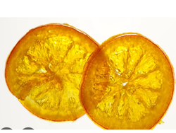 NARANJA GLASEADA EN RODAJAS