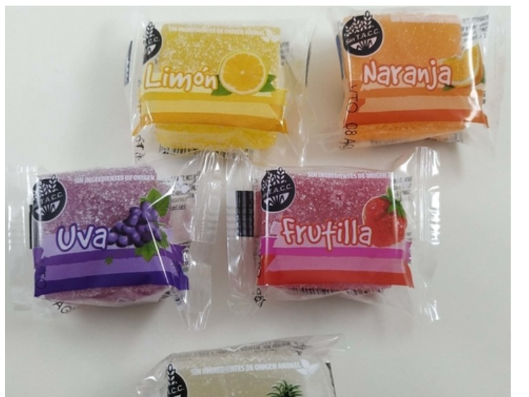 Bocaditos frutales cerro azul