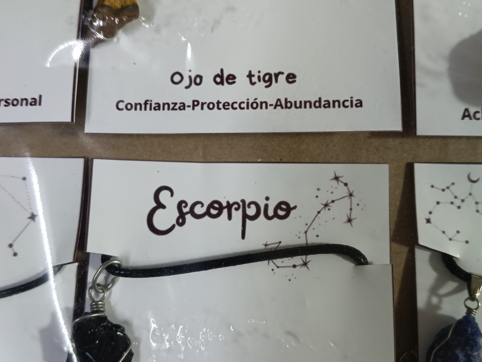 Dijes de piedras zodiaco