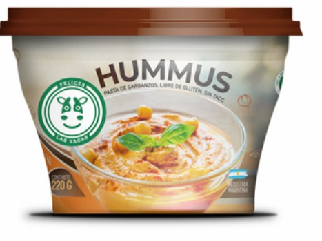 HUMMUS DE GARBANZO "felices las vacas"