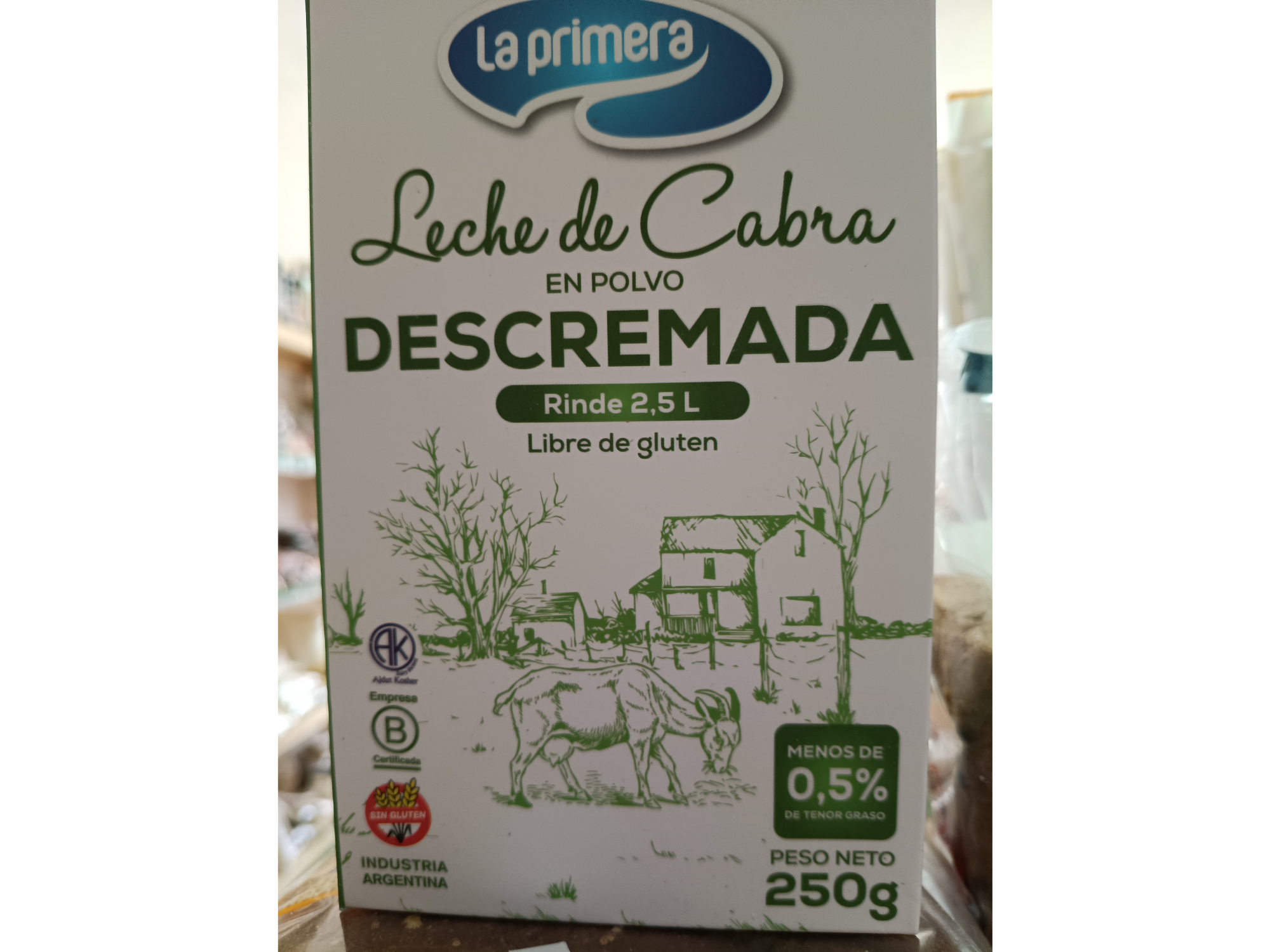 LECHE DE CABRA EN POLVO DESCREMADA