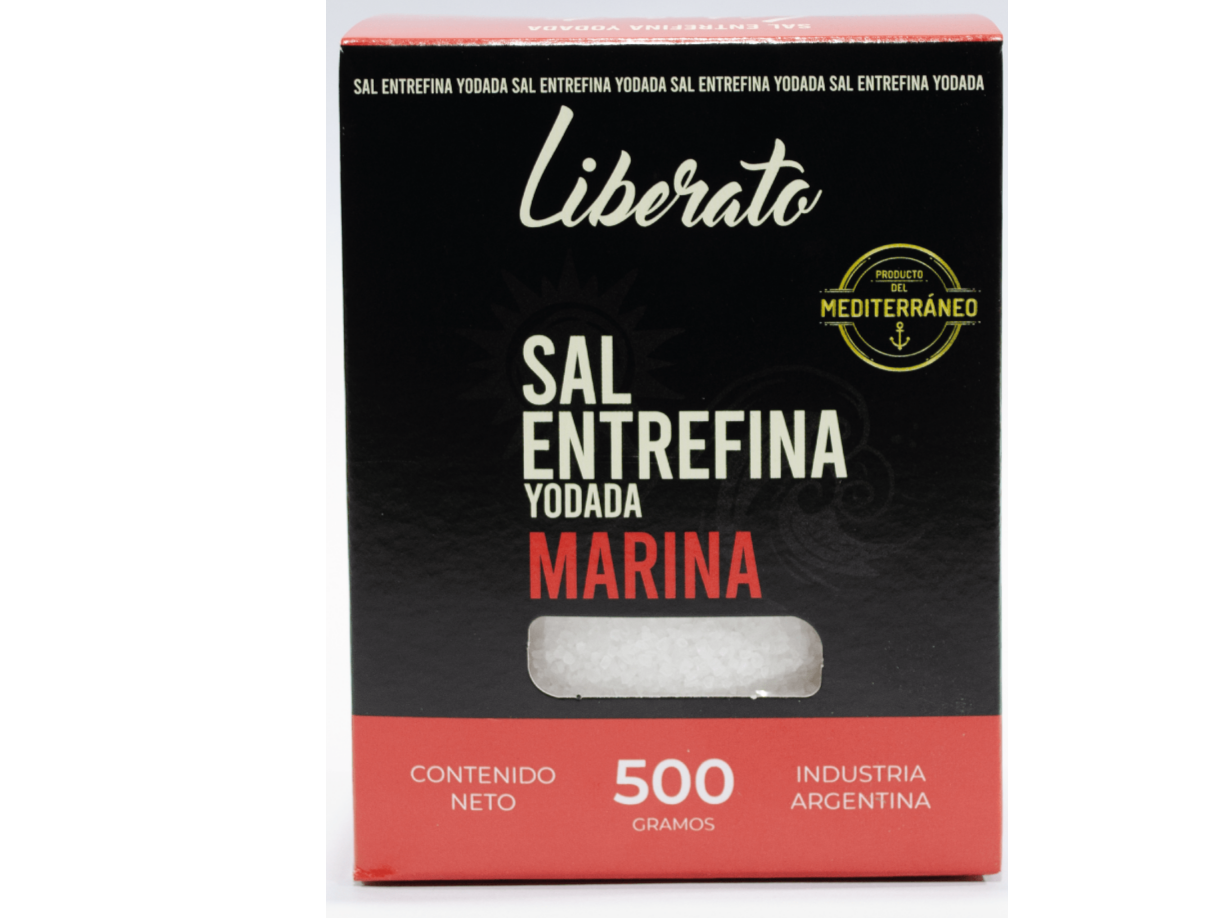 SAL MARINA CON YODO LIBERATO EN CAJA X 500 GR