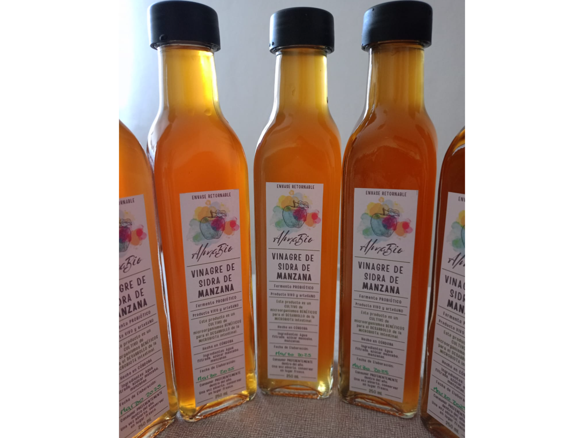 VINAGRE DE SIDRA DE MANZANA 🍎 X 250 ml