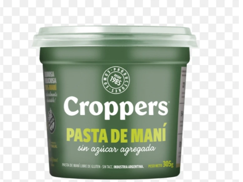 PASTA DE MANI NATURAL CROPPERS