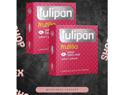 Preservativo Tulipán Frutilla X3 u.