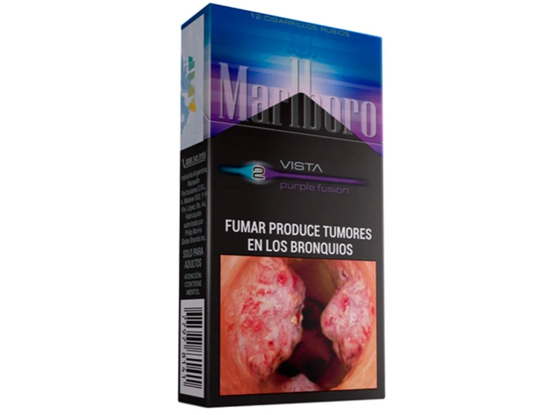 MARLBORO VISTA PURPLE FUSION BOX x 12
