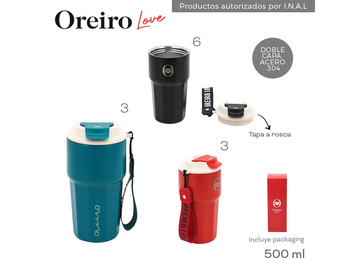 Vaso térmico negro