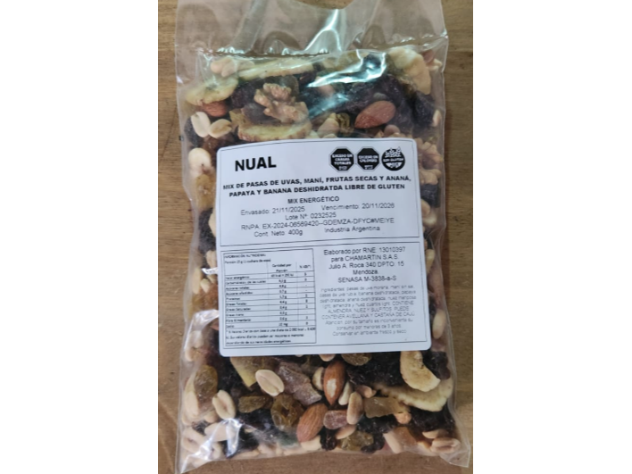 MIX frutos secos SIN TACC x 400gr