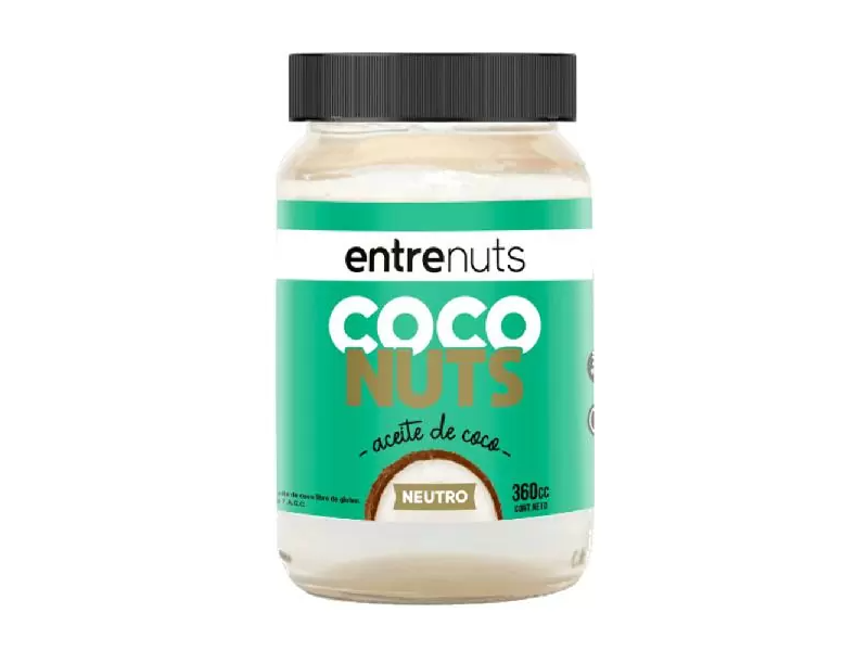 Aceite coco Neutro ENTRENUTS x 360 cc