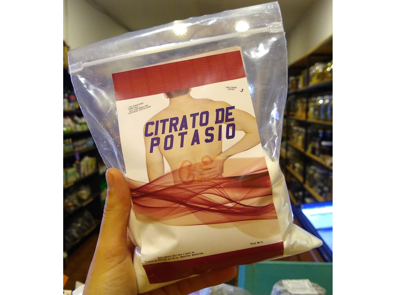Citrato de Potasio x 500 gr
