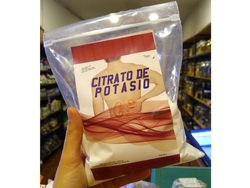 Citrato de Potasio x 500 gr