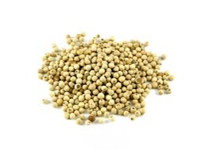 Pimienta blanca en grano