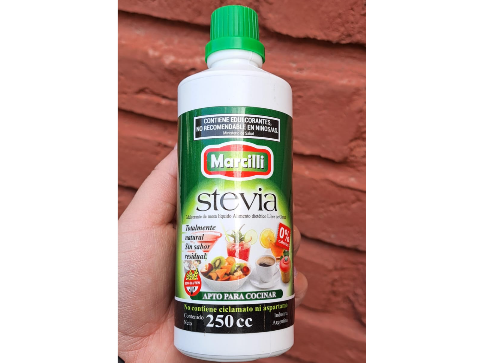 Stevia Liquida x 250 cc MARCILLI