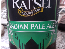 Cerveza indian Pale Ale 1 L RATSEL (*cod 91*)