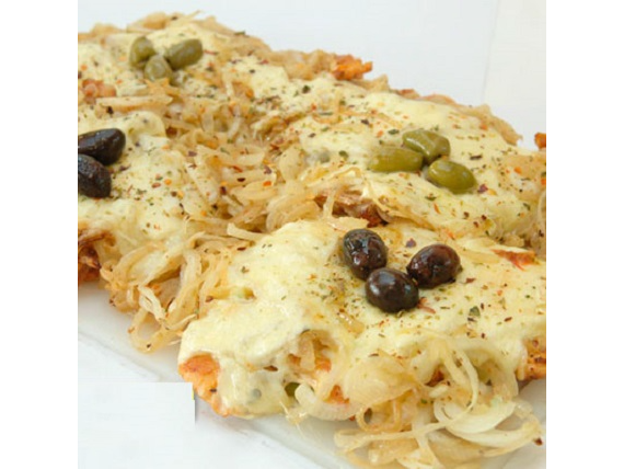 Milanesa de ternera a la fugazeta (*cod 103*)