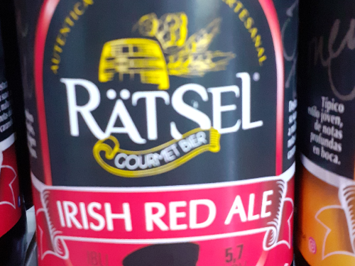 Cerveza Irish botella 1000cc RATSEL
