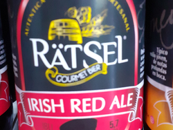 Cerveza Irish botella 1000cc RATSEL